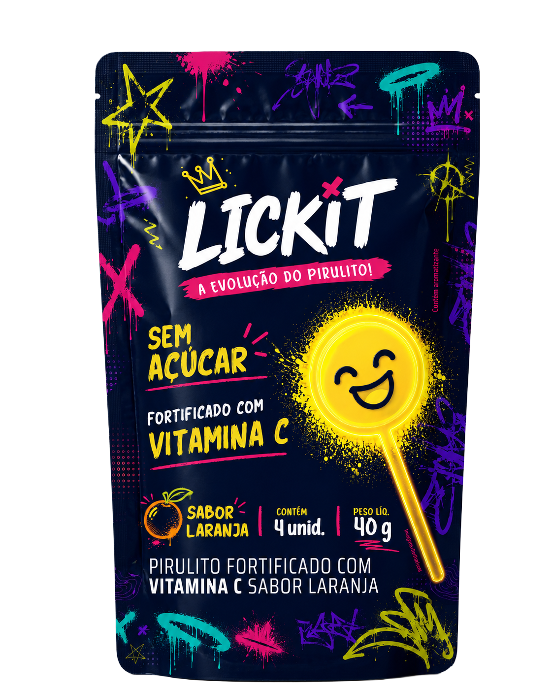 Lickit Vitamina C Laranja